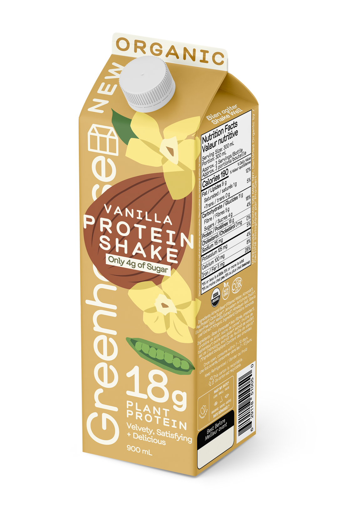 Vanilla Protein Shake - Greenhouse