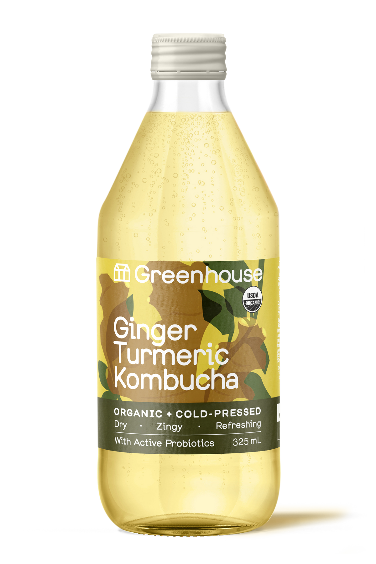 Ginger Turmeric Kombucha Greenhouse
